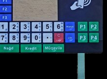 Yanacaq doldurma avadanlığının idarə panelinin keybordu