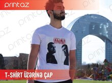 T-shirt üzərinə çap