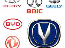 "Chery, Changan, Dongfeng, BYD, Geely, Baic, Songyong" ehtiyat hissələri