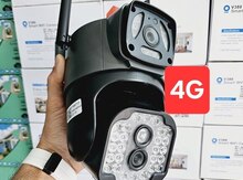 Simsiz 4G sim kartı ptz 2 kamera 360° 8mp/4K