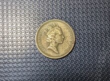 Sikkə "Elizabeth|| ONE POUND -1985 il"