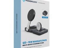 Powerology Qi2-15W Magsafe 3 in 1New