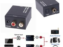 Fiber optik audio səs konverter
