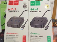 USB ethernet hub "Hoco"