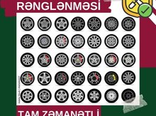 Avtomobil disklərinin rənglənməsi 