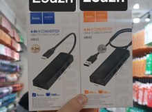 USB ethernet HUB Hoco hb42