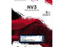 SSD “Kingston NV3 2 TB SNV3S/2000G M.2 PCI-E 4.0”