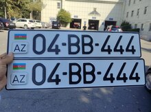 Avtomobil qeydiyyat nişanı - 04-BB-444