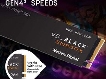 SSD "WD BLACK 1TB SN850X NVMe Gen4 PCIe M.2 2280"