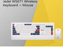 Bluetooth klaviatura "Jedel WS671 Keyboard + Mouse"