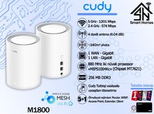 "Cudy" AX1800 Dual Band Whole Home Wi-Fi Mesh System M1800 2-Pack