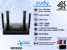 Router "Cudy AX3000 Gigabit Wi-Fi 6 Mesh, Model: WR3000"