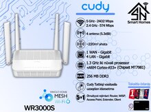 Router "Cudy AX3000 Gigabit Mesh Wi-Fi 6" (5 in 1)