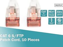 Digitus LAN Cable Cat 6, 5 m RJ45 Network Cable