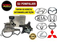 Yapon və koreya avtomobillərinin su pompaları