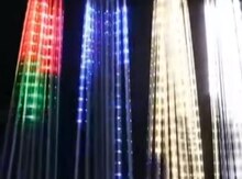 LED işıqlı pərdə