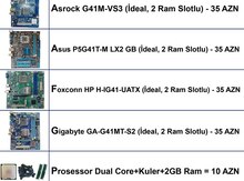 Ana plata “DDR3 LGA 775 G41” 