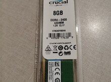 RAM "DDR4 8GB 2400 Crucial"