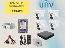 UNV 4-lü kamera dəsti