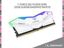 T-FORCE DELTA RGB DDR5 32GB (2x16GB) 6400MHz (White)