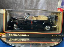 Коллекционная модель  "BMW 502 Cabrio  black  1955"