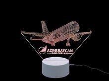 İşıqlı təyyarə 3D "Azərbaycan Hava Yolları"