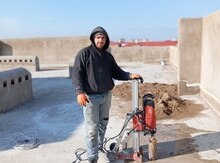 Beton deşmə və kəsmə işləri
