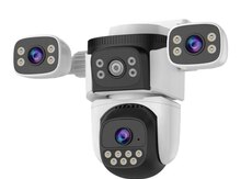 Simsiz Wifi ptz 4 kamera 360° 8mp/4K +64gb