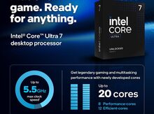 Prosessor "Intel Core Ultra 7 265K LGA1851 (36 MB Cache, 20 cores, 20 Threads)"