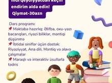 Məktəbəqədər və ibtidai sinif hazırlıq