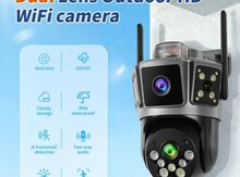 Simsiz Wifi ptz 2 kamera 360° 8mp/4K +64gb 