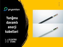 Yanğına davamlı kabel "Prysmian"