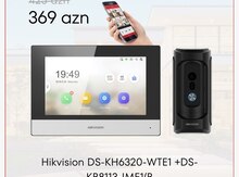 "Hikvision DS-KH6320-WTE1 + DS-KV8113-IMEI1(B)" domofon dəsti