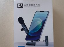  Telefon üçün simsiz mikrofon "K8"