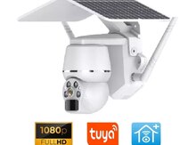 Simsiz 4G sim kartlı Solar ptz 2 kamera 360° 8mp/4K