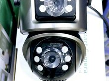 Simsiz Wifi ptz 2 kamera 360° 8mp/4K 64GB