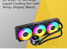 ARGB CPU kuler "LovingCool LC-B360-T2 360 with Temp. Display (Black)"
