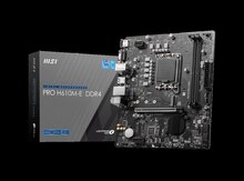 Ana plata "MSI H610M-E DDR4"