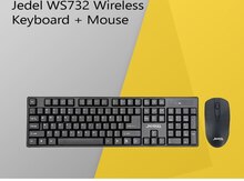 Bluetooth klaviatura "Jedel WS732 Wireless Keyboard + Mouse"