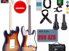 Elektro gitara dəsti