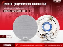 16.5 sm çərçivəsiz tavan dinamiki "DSPPA 5011| 6W"