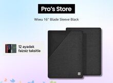 Noutbuk üçün çexol Wiwu 16'' Blade Sleeve Black