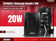 Düzbucaqlı dinamik "DSPPA 8062B | 20W"