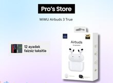 Simsiz qulaqlıq "WiWU Airbuds 3 True Wireless Stereo Earbuds White"
