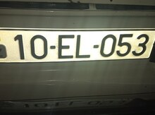 Avtomobil qeydiyyat nişanı - 10-EL-053