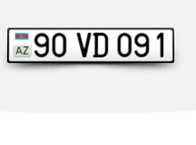 Avtomobil qeydiyyat nişanı - 90-VD-091