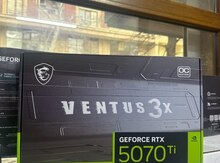 Video kart "MSI Ventus 3X GeForce RTX 5070Ti 16GB”