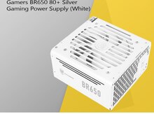 Qida bloku "Gamers BR650 80+ Silver Gaming (White)"