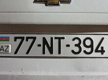 Avtomobil qeydiyyat nişanı - 77-NT-394 itib