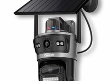 Simsiz 4G sim kartlı Solar ptz 2 kamera 360° 8mp/4K
